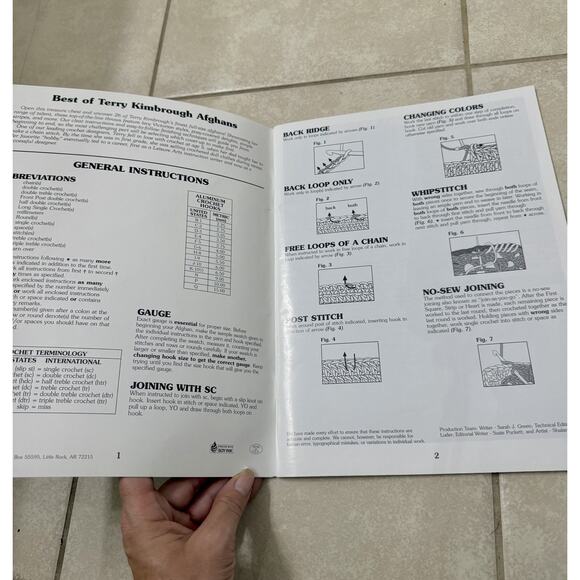 Set Of 3: Afghan Crochet Instruction Books - All Never Used! - Picture 8 of 13